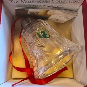 2000 Waterford Crystal Millennium Collection Bell Ornament